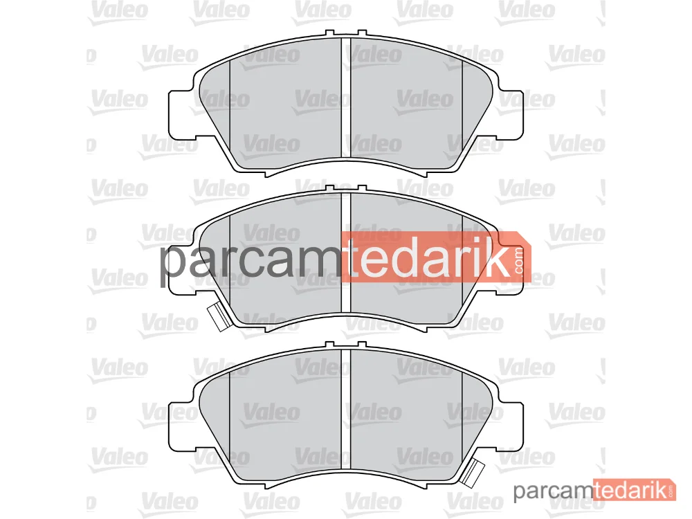 VALEO 670760 | Fren Balatası — Honda Civic V, Honda Civic VI Fastback, Honda Civic VI